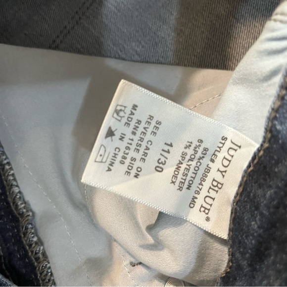 Judy Blue Slim Boot Cut Size Splits Women's Blue Jeans Size 30 - Picture 12 of 12
